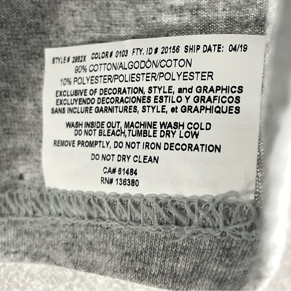 Kansas City Chiefs Shirt Size 3XL Gray NFL Football Tee XXXL Cotton NWT - Picture 6 of 12